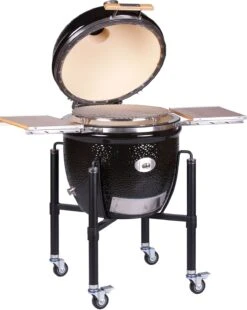 Monolith Grill LeCHEF PRO-Serie 2.0 Schwarz - MIT Gestell Und Seitentischen -Angebote Grillgarten Store Monolith Keramik Grill Le Chef PRO Serie 2 0 121030 black 4