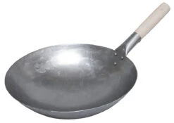 Monolith Wok Set / Weisstahl Mit Rundem Boden Ø 35 Cm Inkl. Zubehör