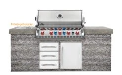 Napoleon Prestige Pro 665-3 Edelstahl Einbaugrill Gas - Inkl. Drehspieß - Modell 2023 19 Napoleon Prestige Pro 665-3 Edelstahl Einbaugrill Gas - Inkl. Drehspieß - Modell 2023 -Angebote Grillgarten Store Napoelon Prestige Pro 665 Einbaugrill Montagebeispiel 1