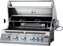 Napoleon 700-Series 38" BIG38 Edelstahl Einbaugrill Inkl. Drehspieß - Modell 2023 -Angebote Grillgarten Store Napoleon Einbaugrill 700 Series BIG38 Drehspiess Forken