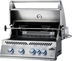 Napoleon 700-Series 32" BIG32 Edelstahl Einbaugrill Inkl. Drehspieß - Modell 2023 -Angebote Grillgarten Store Napoleon Einbaugrill BIG32 Drehspiess Motor