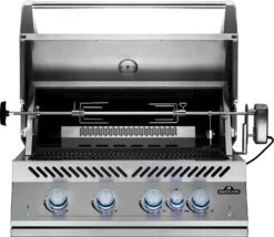 Napoleon 700-Series 32" BIG32 Edelstahl Einbaugrill Inkl. Drehspieß - Modell 2023 -Angebote Grillgarten Store Napoleon Einbaugrill BIG32 Rotisserie Motor Drehspiess