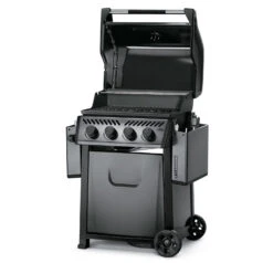 Napoleon Freestyle 425 Gasgrill, Graphit - Modell 2023 - X-DEAL Inkl. Abdeckhaube Und Gussplatte -Angebote Grillgarten Store Napoleon Freestyle 425 Gasgrill Side Deckel offen 1