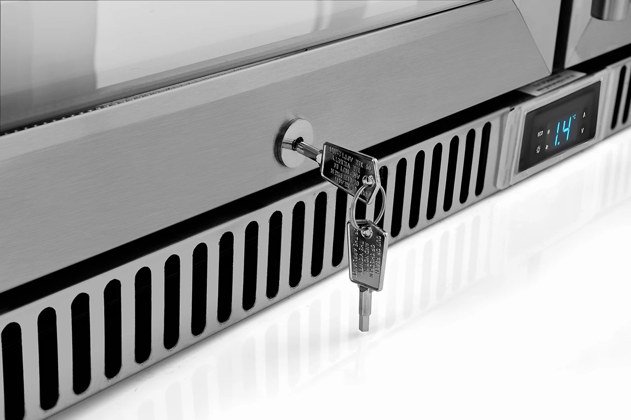 Napoleon Outdoor - Kühlschrank, 210 Liter, 2-türig Mit Doppelverglasung Und LED Beleuchtung - Wasserdicht Nach IP24 4 Napoleon Outdoor - Kühlschrank, 210 Liter, 2-türig Mit Doppelverglasung Und LED Beleuchtung - Wasserdicht Nach IP24 – Bild 4