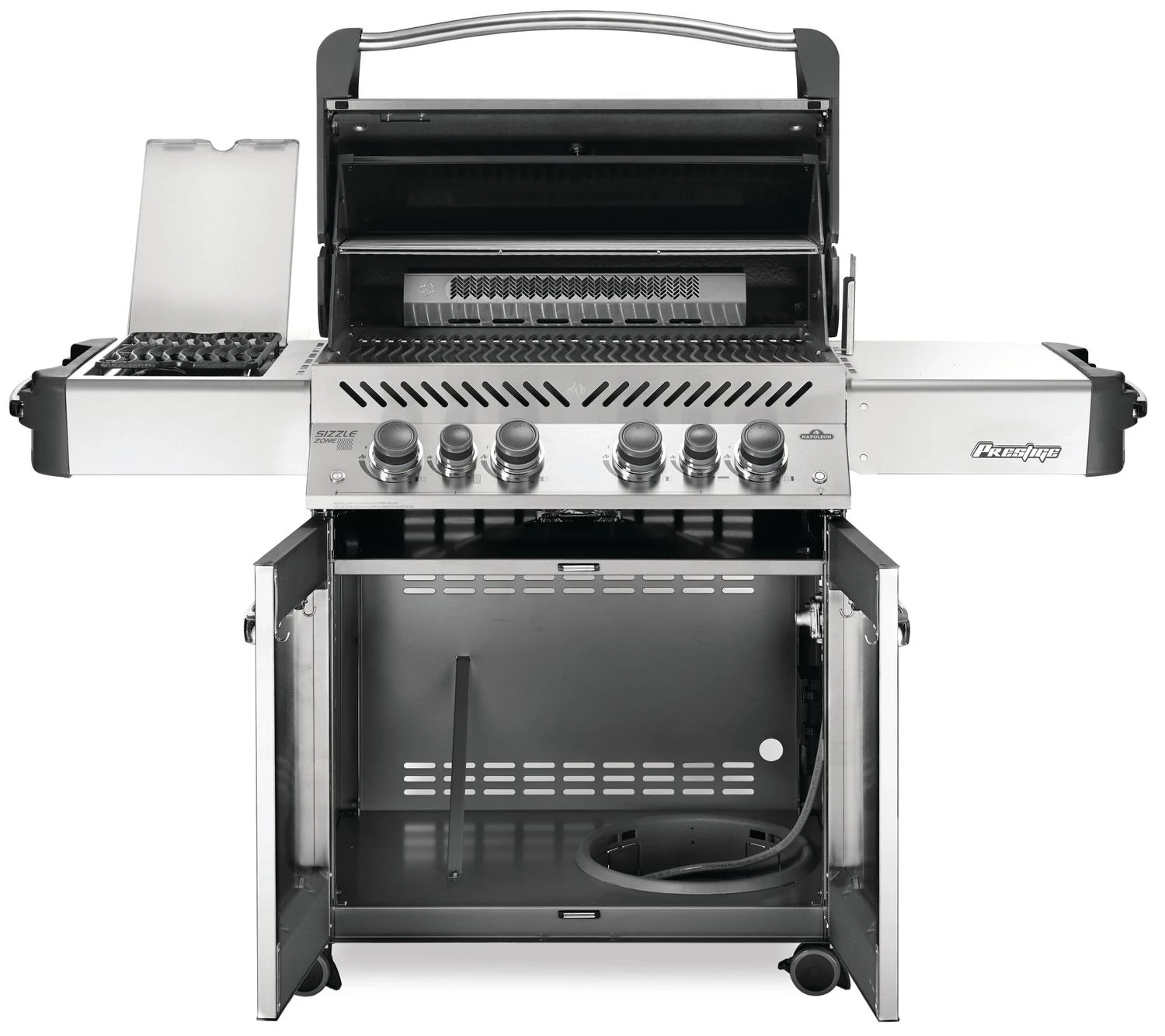 Napoleon Prestige 500 Edelstahl Gasgrill - Mit Safety Glow - X-DEAL Inkl. Grillthermometer, Schneidebrett Und Windschild Für SIZZLE ZONE 3 Napoleon Prestige 500 Edelstahl Gasgrill - Mit Safety Glow - X-DEAL Inkl. Grillthermometer, Schneidebrett Und Windschild Für SIZZLE ZONE – Bild 3
