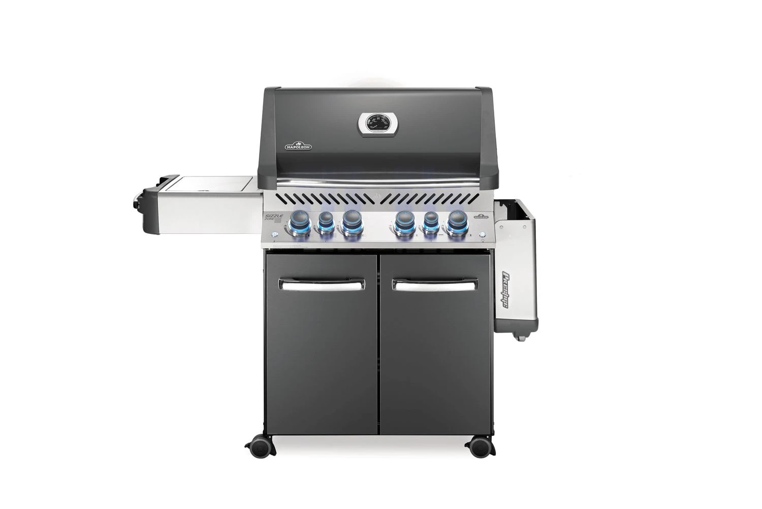 Napoleon Prestige 500 Gasgrill, Charcoal Grau - Mit Safety Glow - X-DEAL Inkl. Grillthermometer, Schneidebrett Und Windschild Für SIZZLE ZONE 4 Napoleon Prestige 500 Gasgrill, Charcoal Grau - Mit Safety Glow - X-DEAL Inkl. Grillthermometer, Schneidebrett Und Windschild Für SIZZLE ZONE – Bild 4