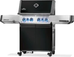 Napoleon Prestige 500 Gasgrill, Schwarz - Mit Safety Glow - Modell 2023