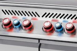 Napoleon Prestige Pro 500-3 Edelstahl Gasgrill Inkl. Drehspieß - X-DEAL Inkl. Napoleon Holzkohlegrill Kugelgrill Ø 57cm -Angebote Grillgarten Store Napoleon Prestige Pro 500 safety glow Drehknopfbeleuchtung 1