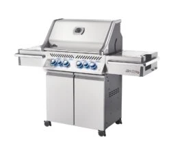 Napoleon Prestige Pro 500-3 Edelstahl Gasgrill Inkl. Drehspieß - X-DEAL Inkl. Napoleon Holzkohlegrill Kugelgrill Ø 57cm -Angebote Grillgarten Store Napoleon Prestige Pro 500 seitlich 02 1