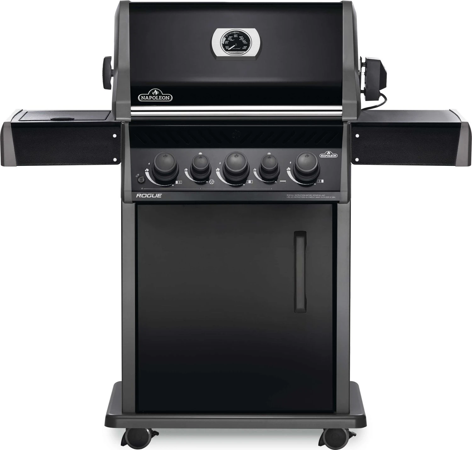 Napoleon Rogue 425 Gasgrill - All Black - Mit Seitenbrenner - Hero Modell 2023 Mit Heckbrenner Inkl. Drehspieß, Abdeckhaube Und Grillplatte 1 Napoleon Rogue 425 Gasgrill - All Black - Mit Seitenbrenner - Hero Modell 2023 Mit Heckbrenner Inkl. Drehspieß, Abdeckhaube Und Grillplatte