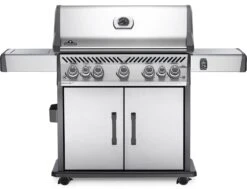 Napoleon Rogue SE 625 Edelstahl Gasgrill Mit Sizzle Zone Und Heckbrenner - SMART Deal Inkl. Grillfürst Grill Control - Modell 2023