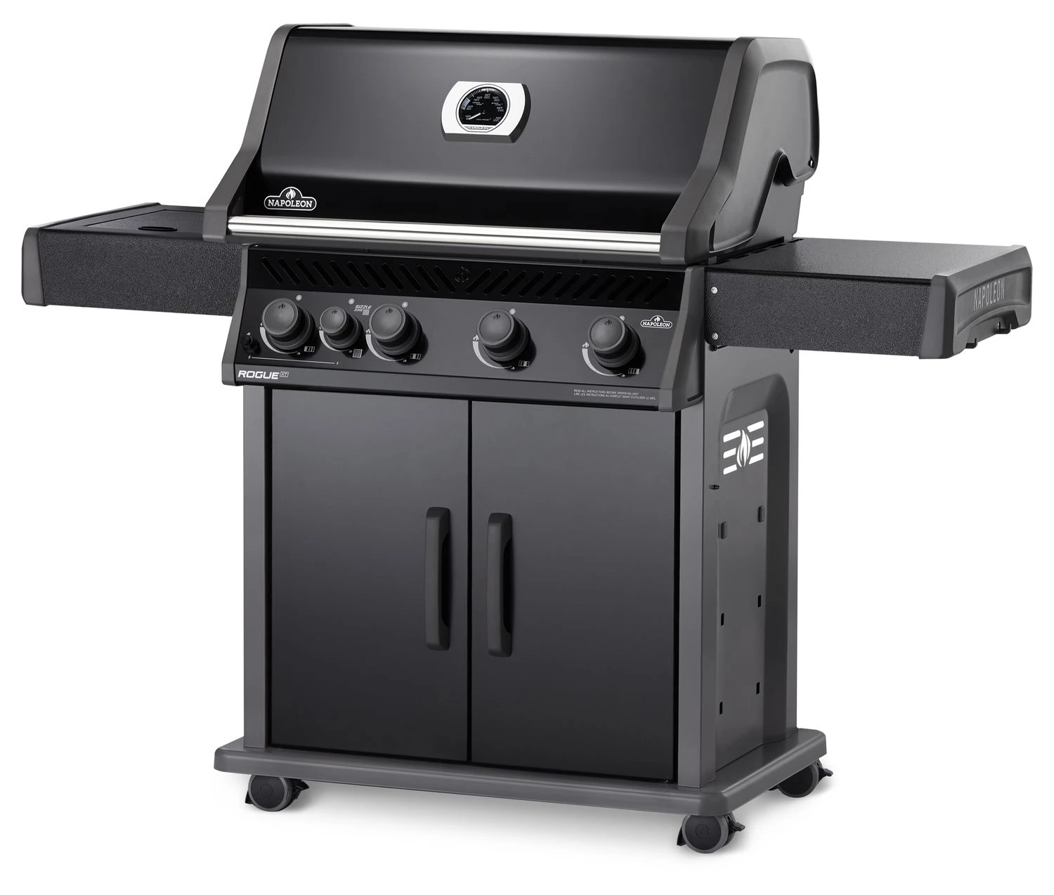 Napoleon Rogue XT 525 Gasgrill - All Black - Mit Sizzle Zone - Modell 2023 1 Napoleon Rogue XT 525 Gasgrill - All Black - Mit Sizzle Zone - Modell 2023
