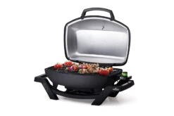 Napoleon TravelQ PRO285E Elektrogrill - Modell 2023 -Angebote Grillgarten Store Napoleon TravelQ pro285e Elektrogrill side deckel offen