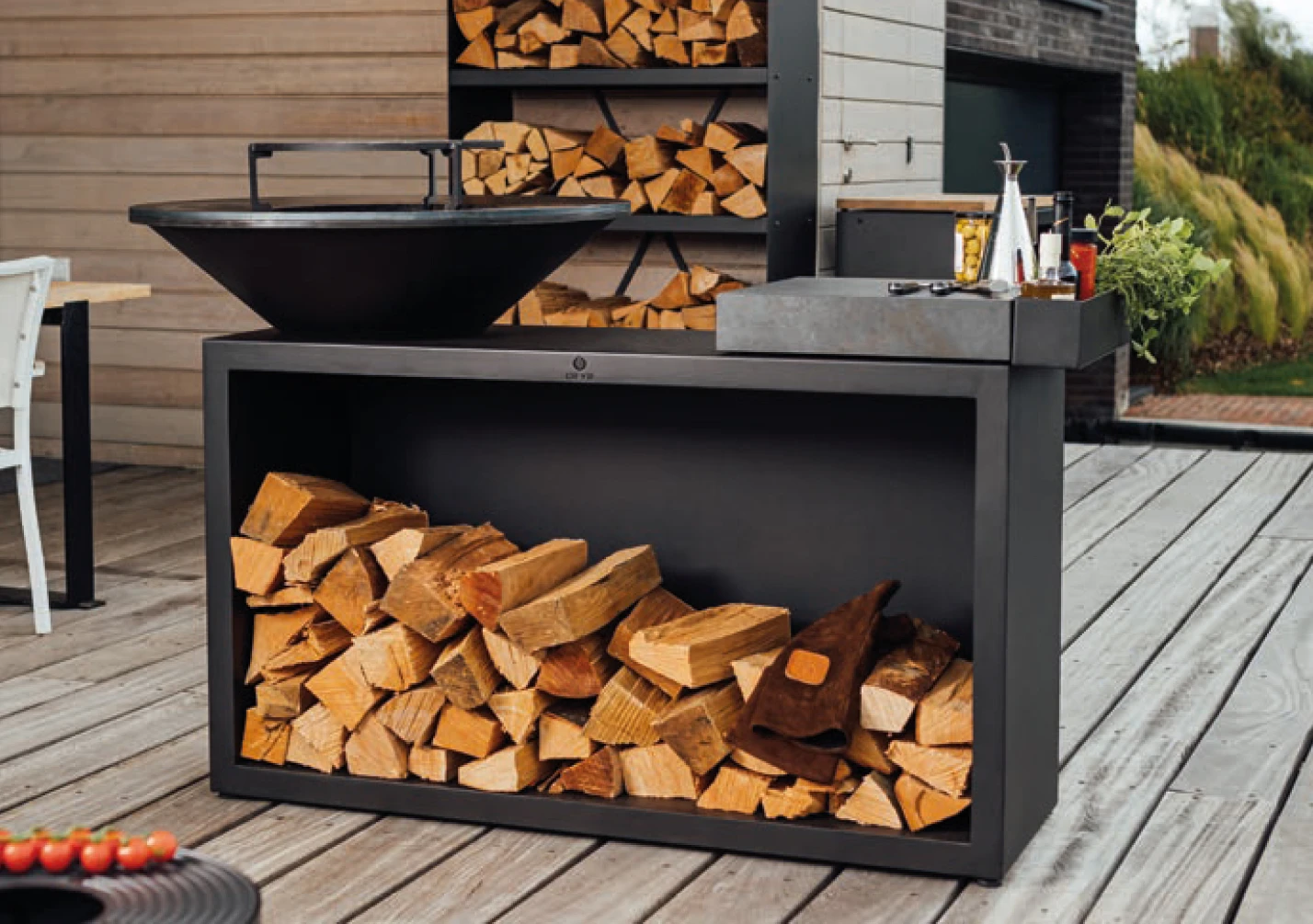 OFYR Feuerplatte Island Black 85 Keramik Dunkelgrau 1 OFYR Feuerplatte Island Black 85 Keramik Dunkelgrau