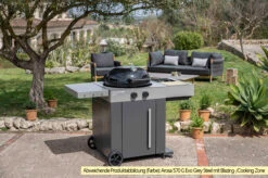 Outdoorchef Gas Kugelgrill Arosa 570 G Evo Black Style - Inkl. Blazing-/Cooking Zone Kit Plus -Angebote Grillgarten Store Outdoorchef Arosa 570 G Evo Grey Steel Blazing Zone