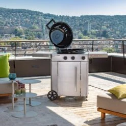 Outdoorchef Gas Kugelgrill Arosa 570 G Premium Steel Inkl. Seitenkocher -Angebote Grillgarten Store Outdoorchef Arosa Premium Steel mood 1
