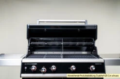 Outdoorchef Dualchef S 425 G Edelstahl Gasgrill Mit Seitenkocher + BLAZING ZONE Infrarotbrenner 39 Outdoorchef Dualchef S 425 G Edelstahl Gasgrill Mit Seitenkocher + BLAZING ZONE Infrarotbrenner -Angebote Grillgarten Store Outdoorchef Dualchef S 425 G geteilter Garraum 1