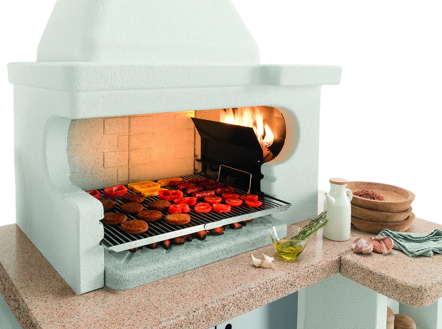 Palazzetti Grillkamin Tropea 4 Inkl. Montagematerial (ohne Türen, Optional Erhältlich) 1 Palazzetti Grillkamin Tropea 4 Inkl. Montagematerial (ohne Türen, Optional Erhältlich)