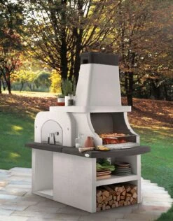 Palazzetti Grillkamin Bastia Mit Pizzaofen Inkl. Montagematerial -Angebote Grillgarten Store Palazzetti Grillkamin Bastia Pizzaofen Feuerstelle