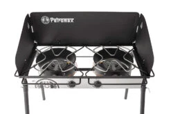 Petromax Gastisch / Gaskocher GE90 Mit Mehrfachbrenner -Angebote Grillgarten Store Petromax Gastisch ge90 von oben Doppelbrenner