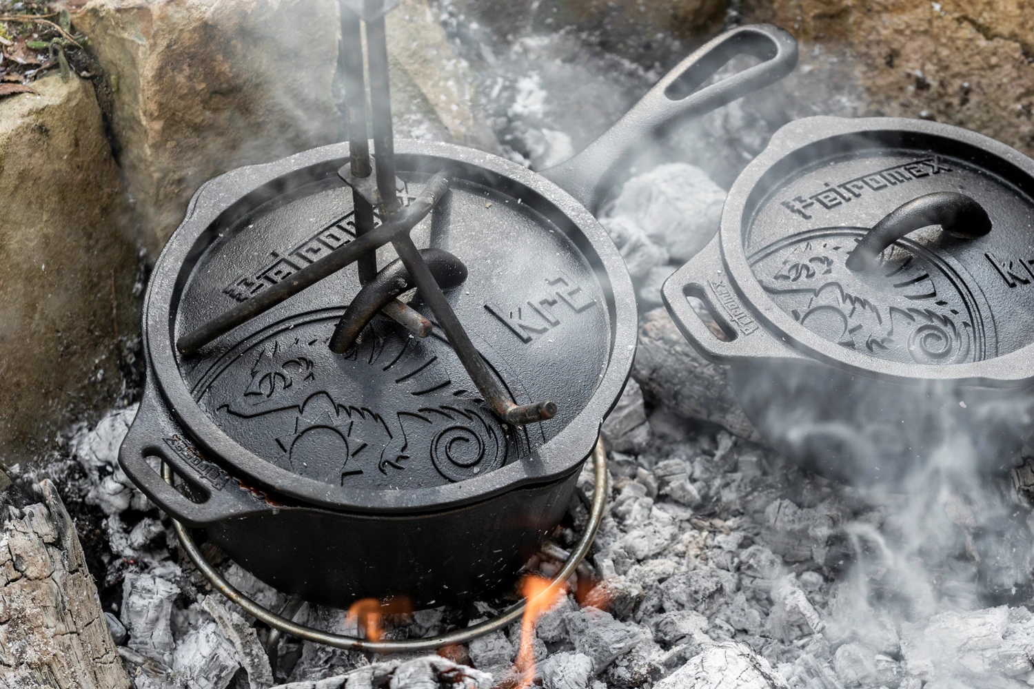 Petromax Gusseiserne Kasserolle Mit Deckel Kr2 7 Petromax Gusseiserne Kasserolle Mit Deckel Kr2 – Bild 7