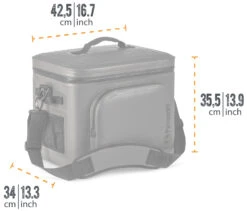 Petromax Kühltasche 22 Liter / Sandfarben -Angebote Grillgarten Store Petromax Kuehtasche 22Liter Abmessungen 2