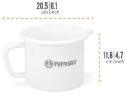 Petromax Emaille Milchtopf / 1400 Ml / Weiß 5 Petromax Emaille Milchtopf / 1400 Ml / Weiß -Angebote Grillgarten Store Petromax Milchtopf Emaille 1400ml weiss Abmessungen