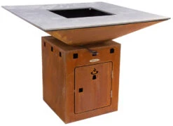 Remundi Feuerplatte Cube L Basic - 102 Cm X 102 Cm