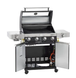 Rösle Gasgrill Videro G4-S VARIO+ Schwarz - Modell 2023 - X-DEAL Inkl. Abdeckhaube, Grillplatte Und Drehspieß -Angebote Grillgarten Store Roesle 2021 Videro G4 S Vario Grillrost 25524 2