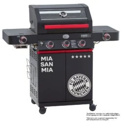 Rösle Videro G3-S VARIO+ Schwarz Gasgrill - FC Bayern Edition -Angebote Grillgarten Store Roesle FC Bayern Grill Videro G3 S Aufkleber 1