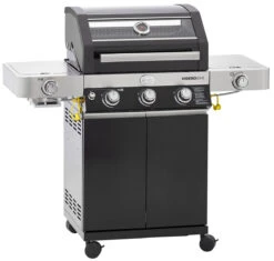 Rösle Gasgrill Videro G3-S VARIO+ Schwarz - Modell 2023 Inkl. Abdeckhaube