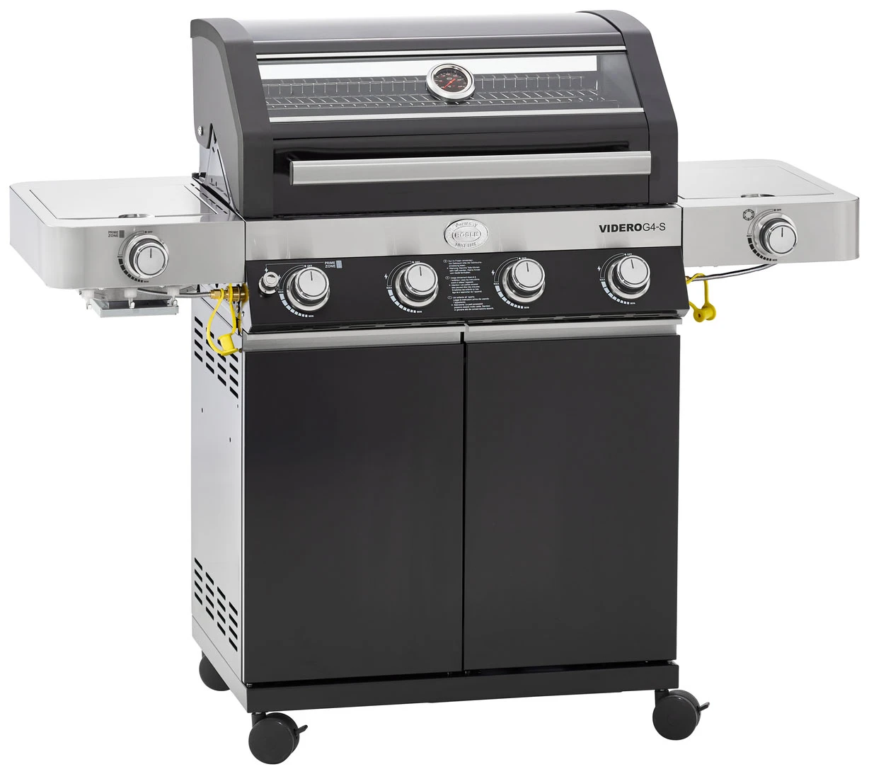 Rösle Gasgrill Videro G4-S VARIO+ Schwarz - Modell 2023 - X-DEAL Inkl. Abdeckhaube Und Grillplatte 1 Rösle Gasgrill Videro G4-S VARIO+ Schwarz - Modell 2023 - X-DEAL Inkl. Abdeckhaube Und Grillplatte