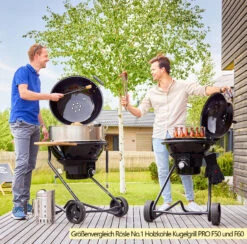 Rösle Holzkohlegrill Kugelgrill No.1 F50 Air Pro Vario+ -Angebote Grillgarten Store Roesle Holzkohle Kugelgrill No1 AIR PRO Groessenvergleich