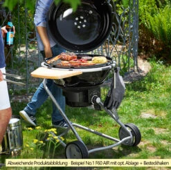 Rösle Holzkohlegrill Kugelgrill No.1 F50 Air -Angebote Grillgarten Store Roesle Kugelgrill No1 AIR Mood Beispiel F60