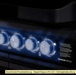 Rösle Gasgrill Magnum PRO G3 - Modell 2023 -Angebote Grillgarten Store Roesle Magnum Pro Drehregler beleuchtet Beispiel G4 S 2