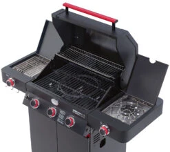 Rösle Videro G3-S VARIO+ Schwarz Gasgrill - FC Bayern Edition - Inkl. FC Bayern Abdeckhaube, Barbecue Grillzange Und Burgerpresse -Angebote Grillgarten Store Roesle Videro G3 S FC Bayern Overview
