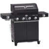 Rösle Gasgrill BBQ-Station Videro G4-S Vario+ Nero Schwarz - Modell 2023 - SMART Deal Inkl. Grillfürst Grill Control + Abdeckhaube Und Grillplatte