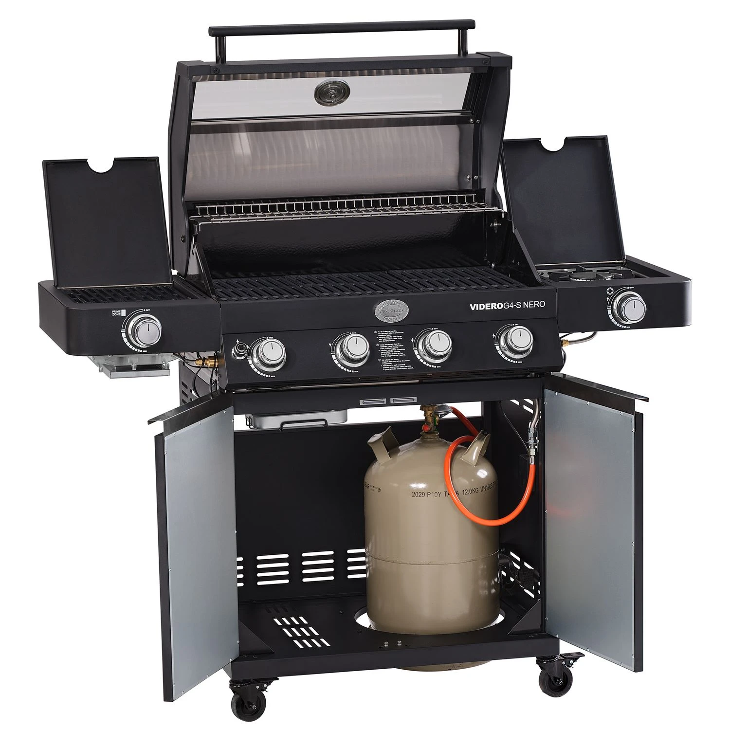 Rösle Gasgrill Videro G4-S Vario+ Nero Schwarz - Modell 2023 - X-DEAL Inkl. Abdeckhaube Und Grillplatte 2 Rösle Gasgrill Videro G4-S Vario+ Nero Schwarz - Modell 2023 - X-DEAL Inkl. Abdeckhaube Und Grillplatte – Bild 2