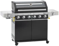Rösle Gasgrill Videro G6-S VARIO+ Schwarz - Modell 2023 - SMART Deal Inkl. Grillfürst Grill Control + Abdeckhaube Und Grillplatte