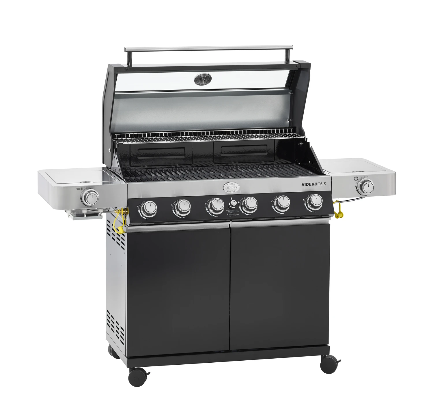 Rösle Gasgrill Videro G6-S VARIO+ Schwarz - Modell 2023 - X-DEAL Inkl. Abdeckhaube, Grillplatte Und Drehspieß 6 Rösle Gasgrill Videro G6-S VARIO+ Schwarz - Modell 2023 - X-DEAL Inkl. Abdeckhaube, Grillplatte Und Drehspieß – Bild 6