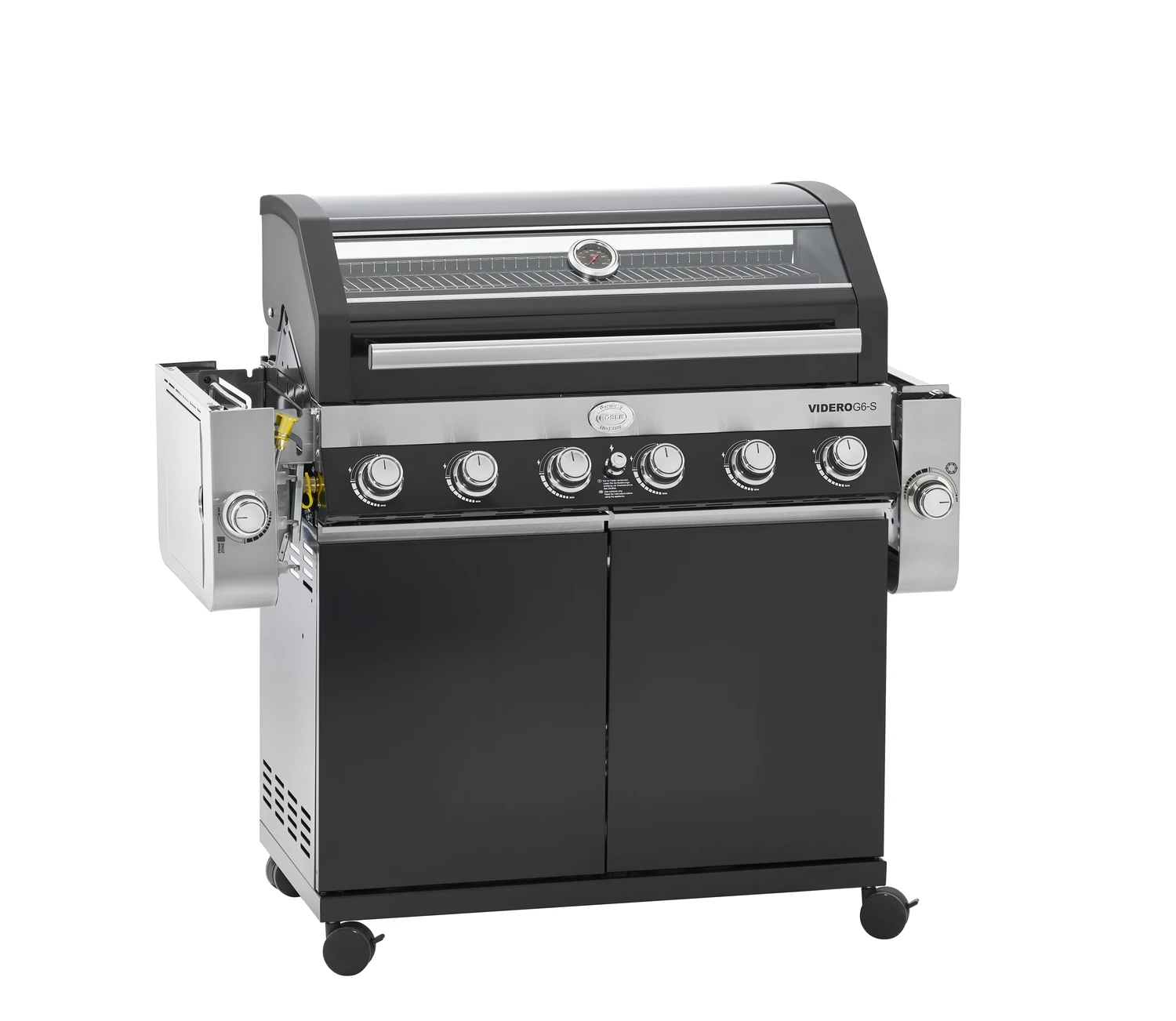 Rösle Gasgrill Videro G6-S VARIO+ Schwarz - Modell 2023 - X-DEAL Inkl. Abdeckhaube, Grillplatte Und Drehspieß 8 Rösle Gasgrill Videro G6-S VARIO+ Schwarz - Modell 2023 - X-DEAL Inkl. Abdeckhaube, Grillplatte Und Drehspieß – Bild 8