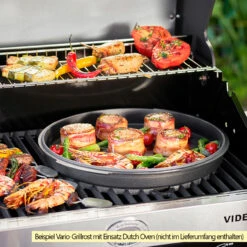 Rösle Gasgrill Videro G3-S VARIO+ Schwarz - Modell 2023 Inkl. Abdeckhaube -Angebote Grillgarten Store Roesle Videro Gasgrill Vario Grillrost Mood 10