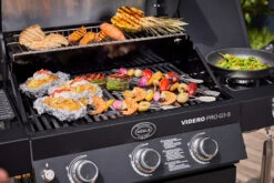 Rösle Gasgrill Videro Pro G3-S Vario+ Mattschwarz - Modell 2023 -Angebote Grillgarten Store Roesle Videro Pro G3 S Grillgut