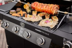 Rösle Gasgrill Videro Pro G4-S Vario+ Mattschwarz - Modell 2023 -Angebote Grillgarten Store RoesleVidero Pro G4 S Grillflaeche Grillgut