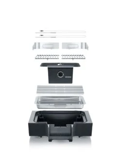 Severin Elektrogrill Tischgrill SEVO G - Boost Zone 500°C - 3.000 W -Angebote Grillgarten Store Severin Elektrogrill Sevo G pg8104 explosion