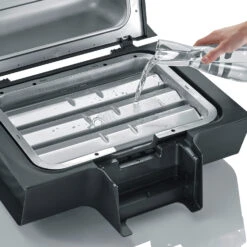 Severin Elektrogrill SEVO Smart Control GT - Boost Zone 500°C - Mit Deckel - 3.000 W -Angebote Grillgarten Store Severin Sevo Smart Control GT PG8138 Aluschale