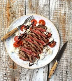 Steak Champ Gourmet Steakbesteck Set: 2 Steakmesser Und 2 Gabeln -Angebote Grillgarten Store Steak Champ Gourmet Messerset Steak Teller 101059