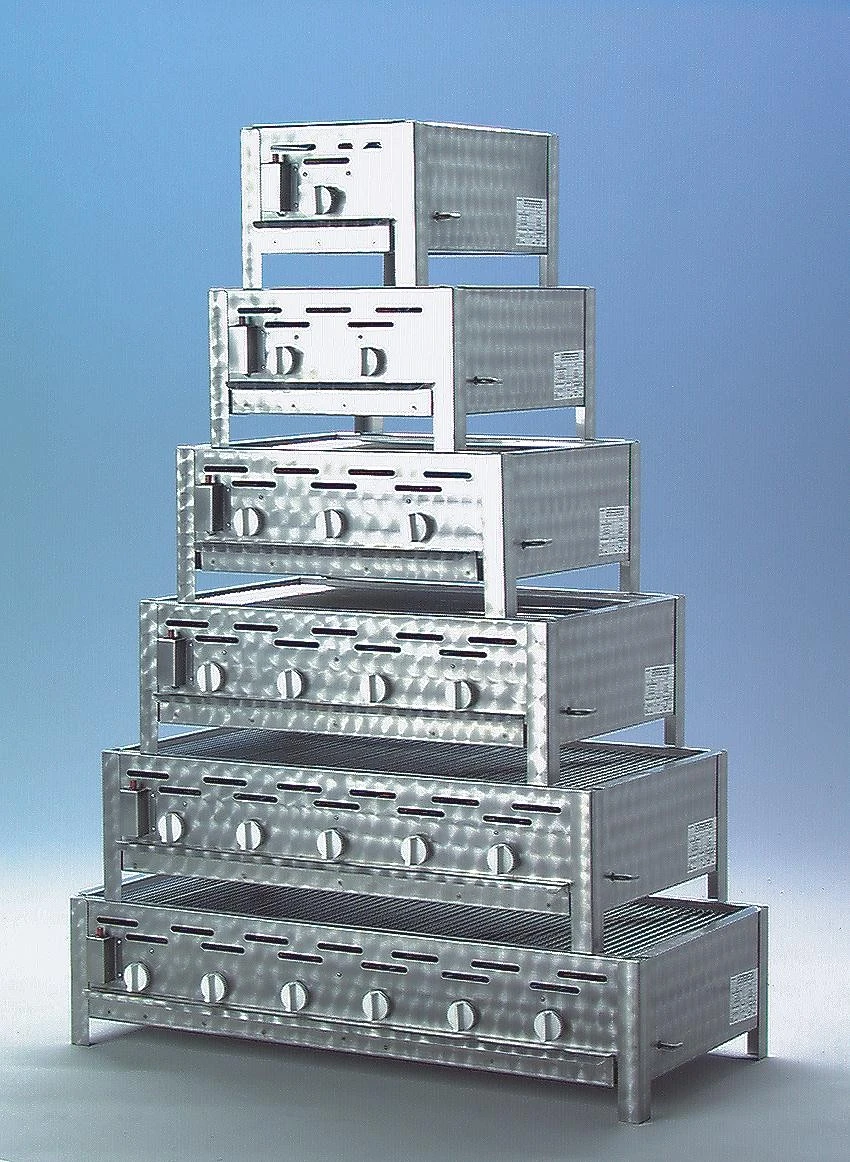 TGO 1-Brenner Gastrobräter / Gasbräter Mit Rost + Stahlpfanne 1 TGO 1-Brenner Gastrobräter / Gasbräter Mit Rost + Stahlpfanne