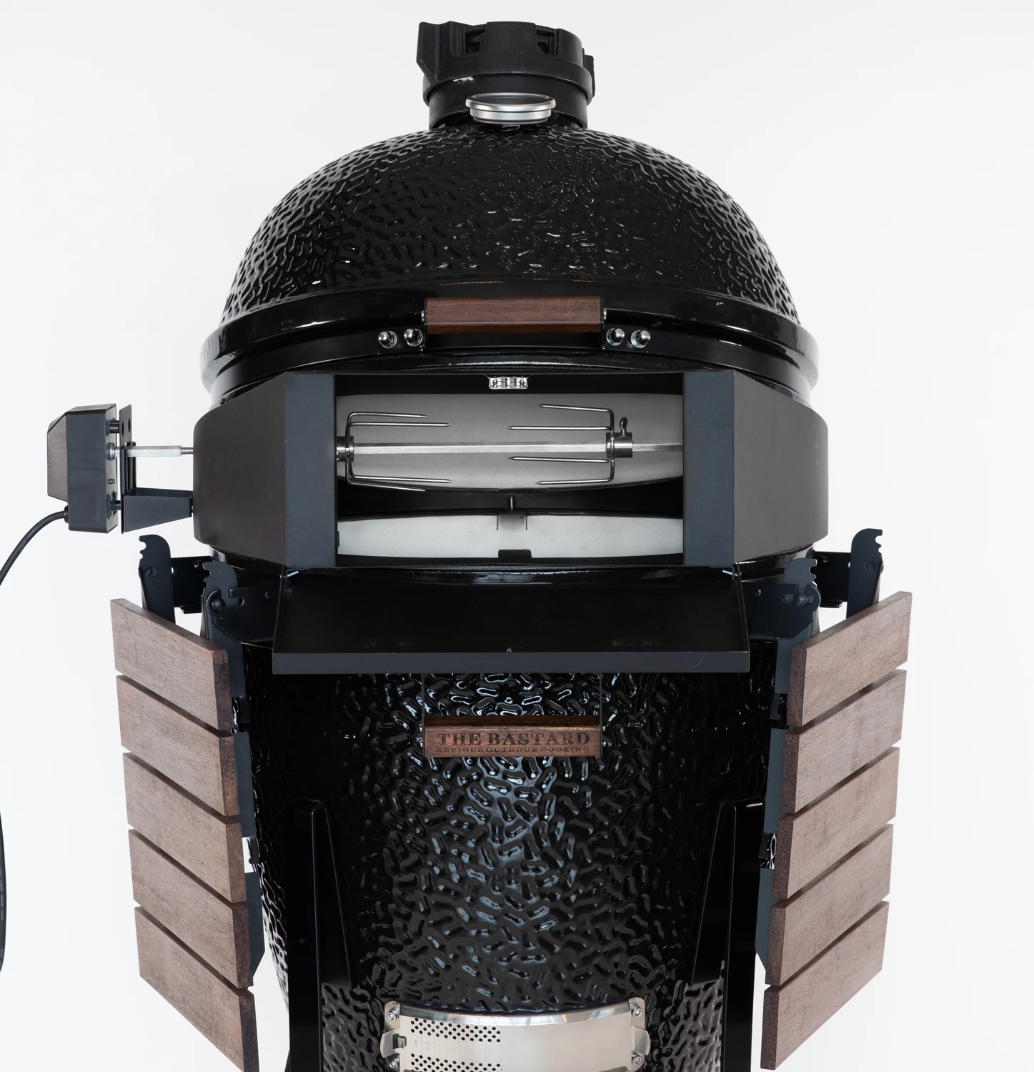 The Bastard Rotisserie & Pizza Set Large Inkl. Drehspieß Und Pizzastein 2 The Bastard Rotisserie & Pizza Set Large Inkl. Drehspieß Und Pizzastein – Bild 2