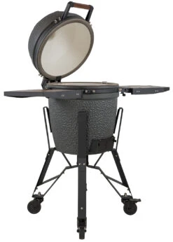 The Bastard Keramikgrill VX Medium - Complete - Schwarz Matt - Modell 2023 -Angebote Grillgarten Store The Bastard VX Keramikgrill Medium Komplett offen